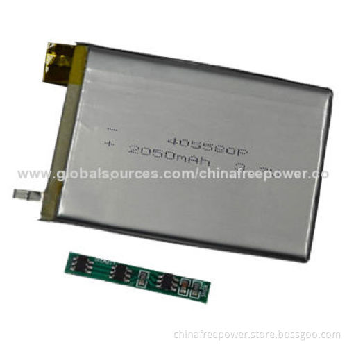 2050mAh Lithium Polymer Battery, Safety, Thin